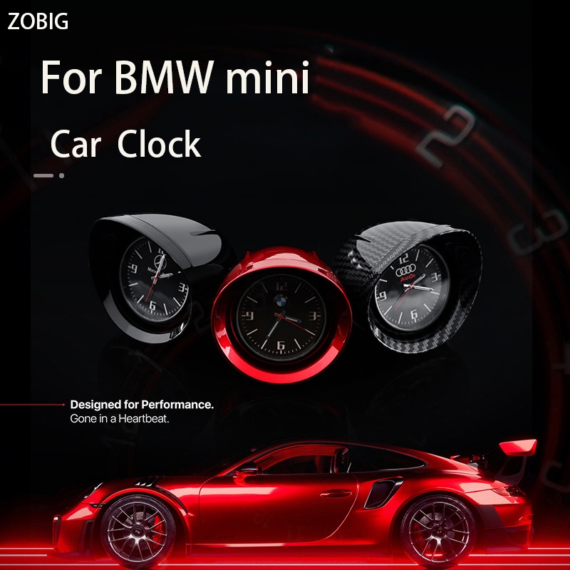 Zobig 適用於 BMW Mini 汽車內飾儀表板裝飾時鐘 SUV 汽車控制台汽車手錶電子背光裝飾配件高精度迷你時鐘