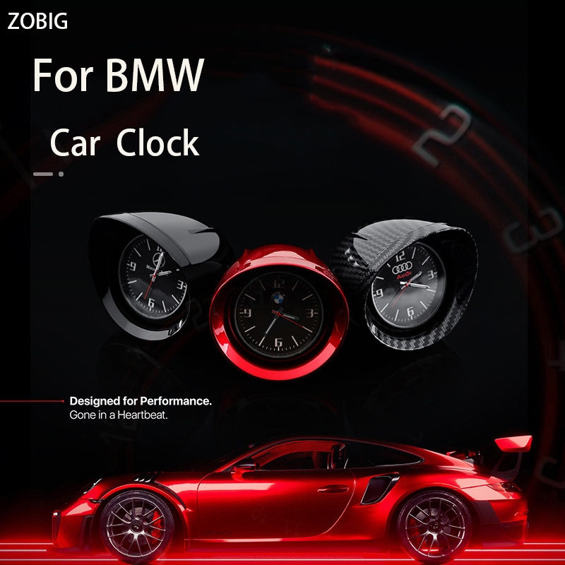 BMW Zobig 適用於寶馬汽車內飾儀表板裝飾時鐘 SUV 汽車控制台汽車手錶電子背光裝飾配件高精度迷你時鐘
