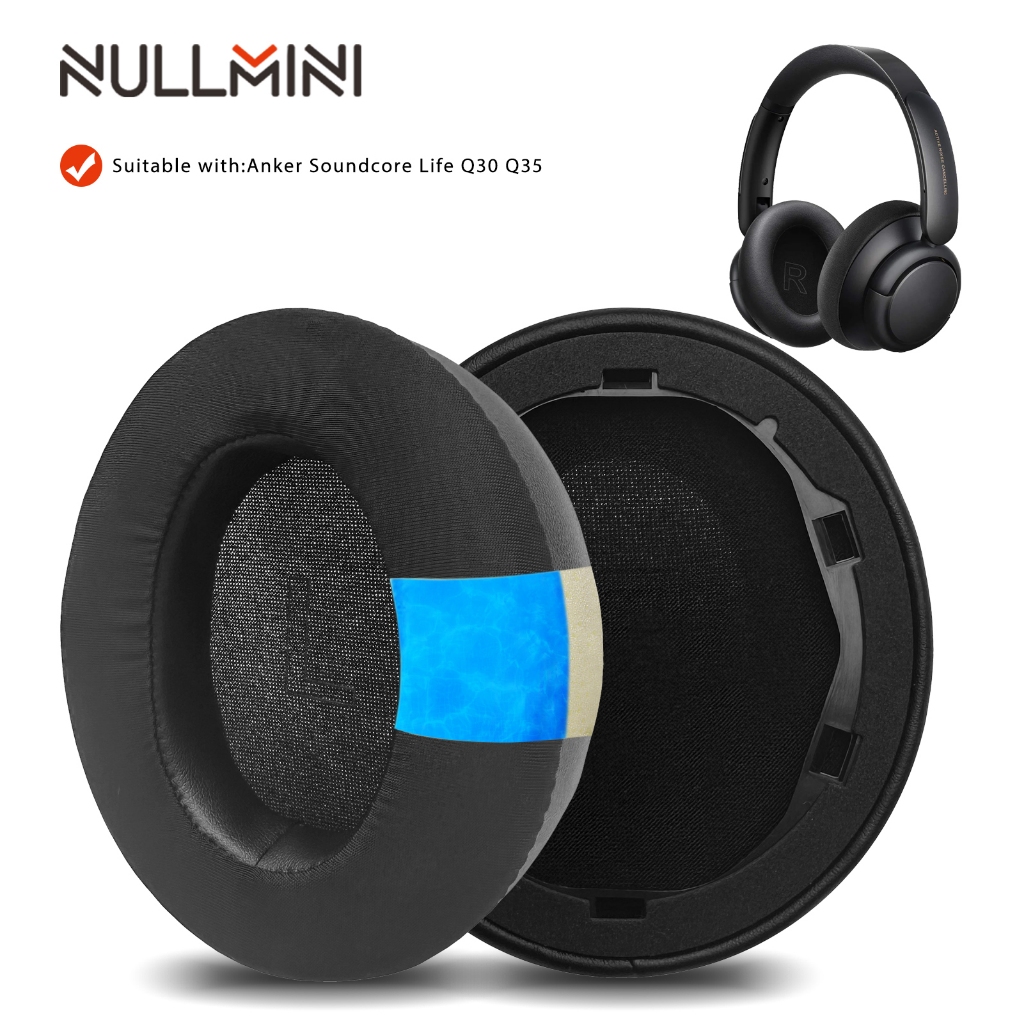 Nullmini 替換耳墊適用於 Anker Soundcore Q30 Q30BT Q35BT 耳機散熱凝膠耳罩耳機套