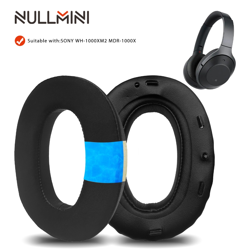 Nullmini 替換耳墊適用於索尼 Mdr-1000x、WH-1000XM2 耳機冷卻凝膠耳罩耳機套頭帶耳機