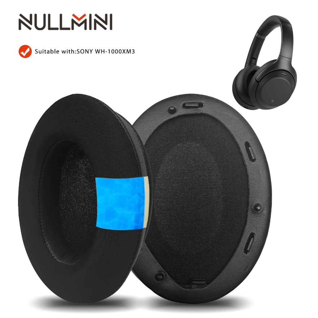 Nullmini 替換耳墊適用於索尼 Wh-1000xm3 耳機冷卻凝膠耳罩耳機套頭帶耳機