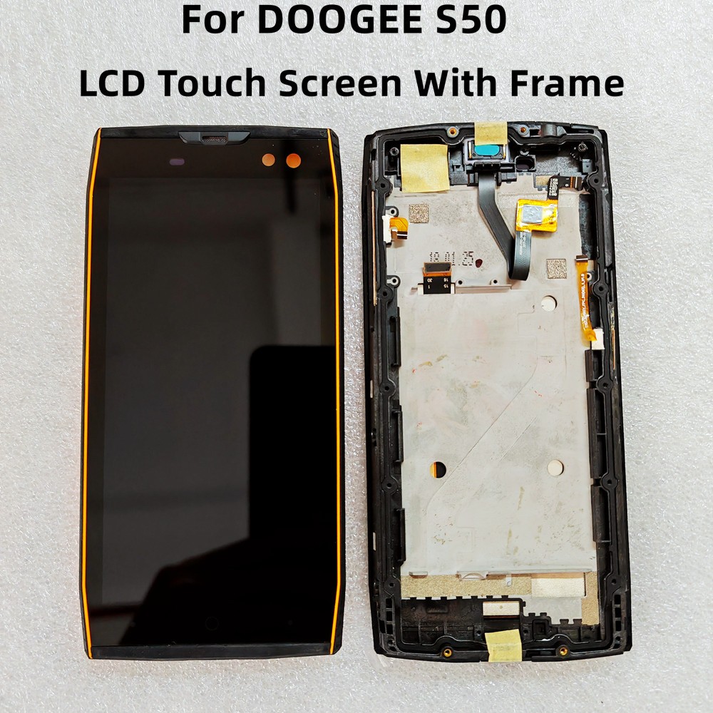 5.7'' 適用於 DOOGEE S50 LCD 觸摸屏數字化儀 DOOGEE S50 顯示屏模塊配件組裝更換