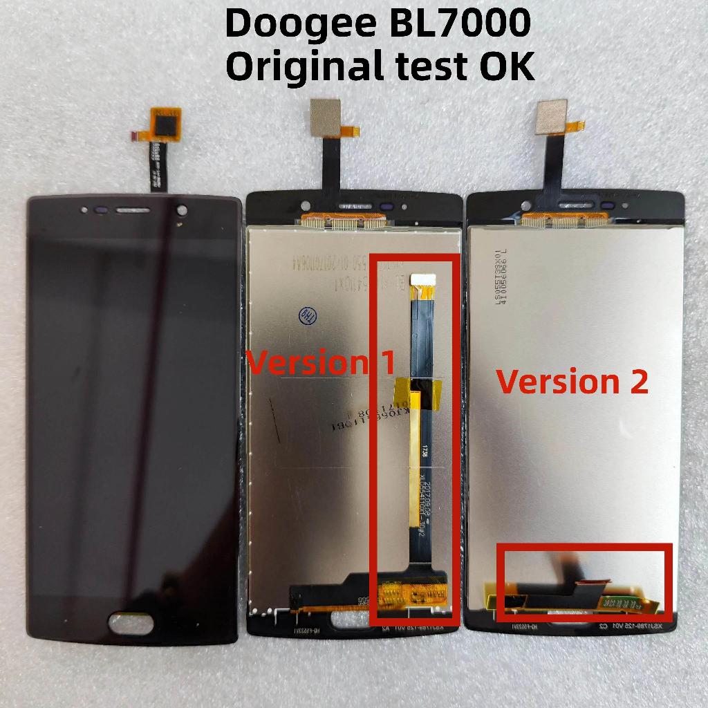 5.5" 適用於 doogee bl7000 lcd 顯示屏觸摸屏 100% 測試屏幕數字化儀組件更換 bl 7000