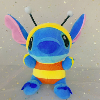 25 釐米可愛迪士尼縫線毛絨公仔玩具動漫 Lilo&Stitch 填充毛絨 Stich 毛絨公仔兒童生日禮物玩具卡哇伊