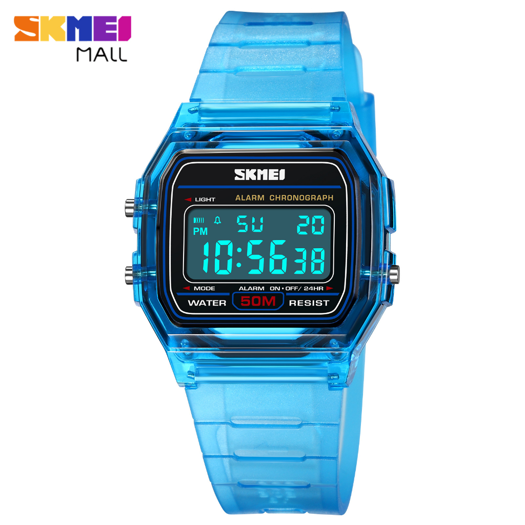 Skmei 2056 女士時尚手錶 50m 防水數字秒錶手錶鬧鐘日期