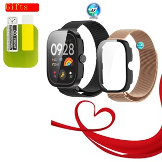 XIAOMI Redmi Watch 4 錶帶金屬錶帶,不銹鋼錶帶適用於小米 Redmi Watch 4 錶帶運動腕帶