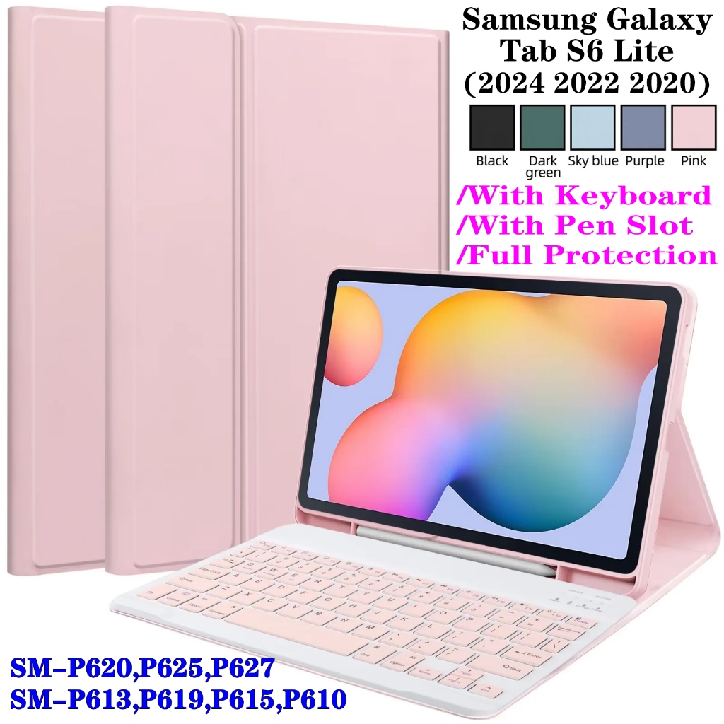 SAMSUNG 適用於三星 Galaxy Tab S6 Lite 2024 2022 2020 10.4" SM-P62