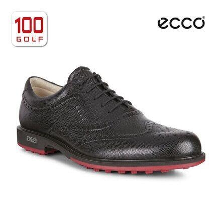 Ecco 男士高爾夫球鞋防水皮鞋無釘鞋 141514