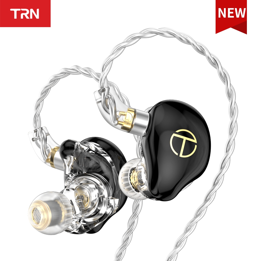 TRN ST7入耳式圈鐵耳機兩圈五鐵混合耳機HIFI調音Type-C有線耳機