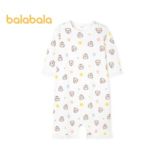 巴拉巴拉兒童睡衣夏季新款女童純棉連身衣家居服小童寶寶卡通可愛