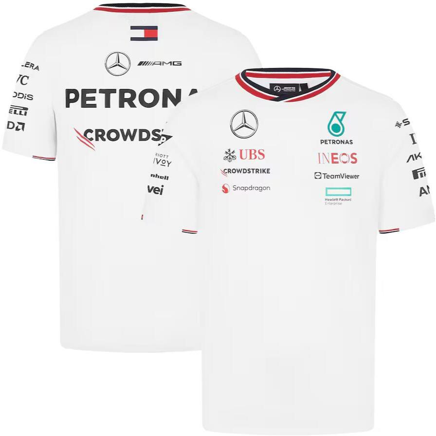 Mercedes AMG Petronas F1 2024 Team Driver T 恤 - 白色