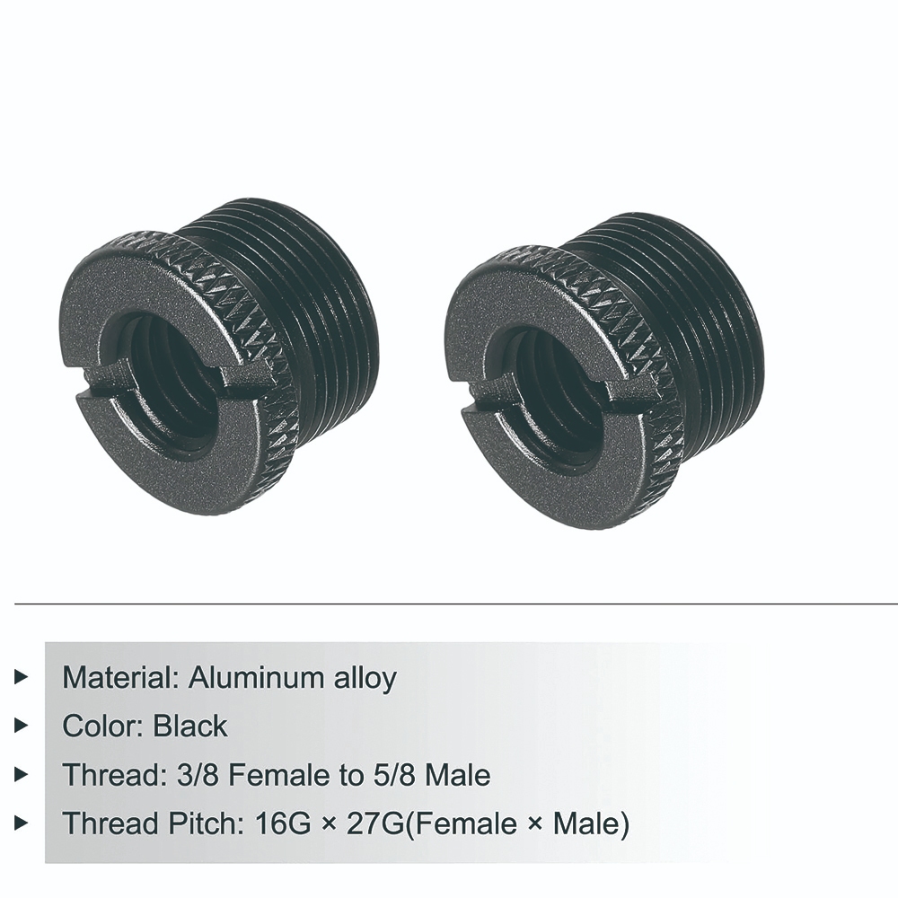 麥克風支架適配器 1/4 母頭轉 5/8 公頭麥克風螺紋螺絲適配器,適用於 Blue Yeti/Blue Snowbal