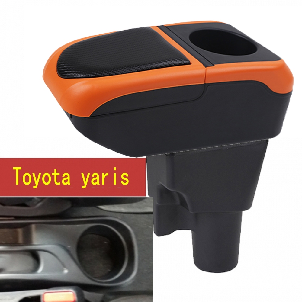 豐田 汽車 Toyota Yaris Hybrid ArmRest Box 中控台儲物肘托臂帶手機充電 USB 接口杯架