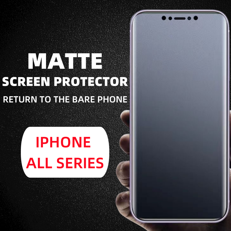 霧面滿版保護貼 蘋果 IPhone 15 14 13 12Pro Max Plus 啞光水凝膠膜 屏幕保護膜 磨砂水凝膜