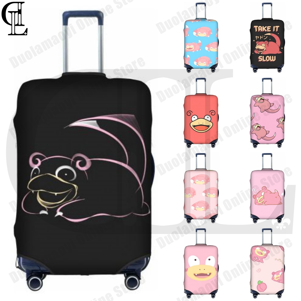 精靈寶可夢 Pokémon Slowpoke 行李套可水洗手提箱保護套防刮手提箱套適合 18-32 英寸行李箱