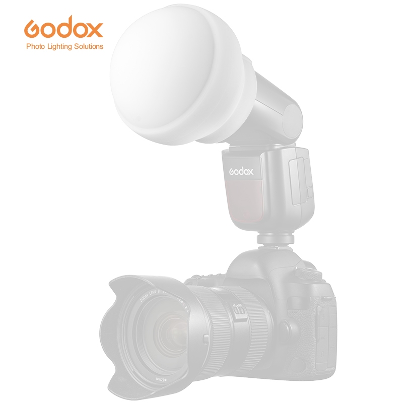Godox AK-R22 AKR22 矽膠擴散球套件適用於 Godox V1 AD100Pro,AD200PRO 添加