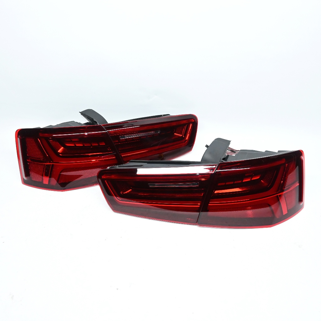 奧迪A6 LED尾燈的改裝尾燈2012-2018陞級A6 C7PA尾燈工廠銷售陞級動態尾燈