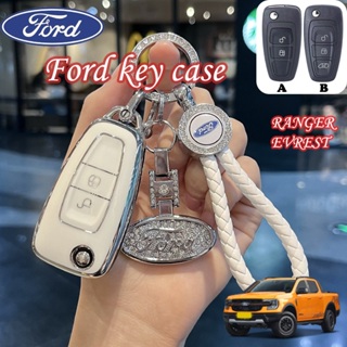 福特鑰匙包福特汽車 2/3 按鈕鑰匙包福特 RANGER/EVEREST 鑰匙包鑰匙扣
