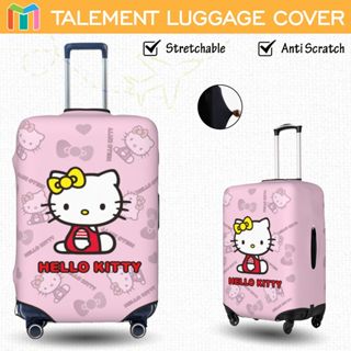 行李箱套保護套Hello Kitty可愛防塵套旅行箱套彈性耐磨手提箱套個性化現貨旅行配件18-32英寸DZ6