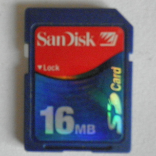 Sandisk 晟碟 16MB SD memory card 存儲卡