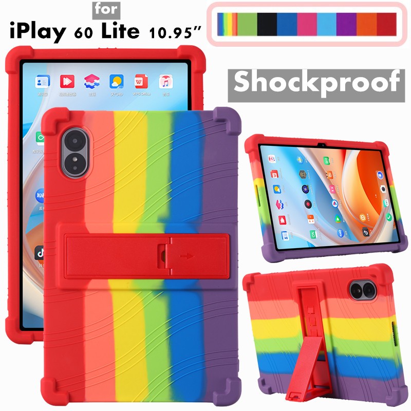 Alldocube iPlay 60 Lite 2024 保護套軟矽膠套 10.95 英寸平板電腦支架保護套 Funda