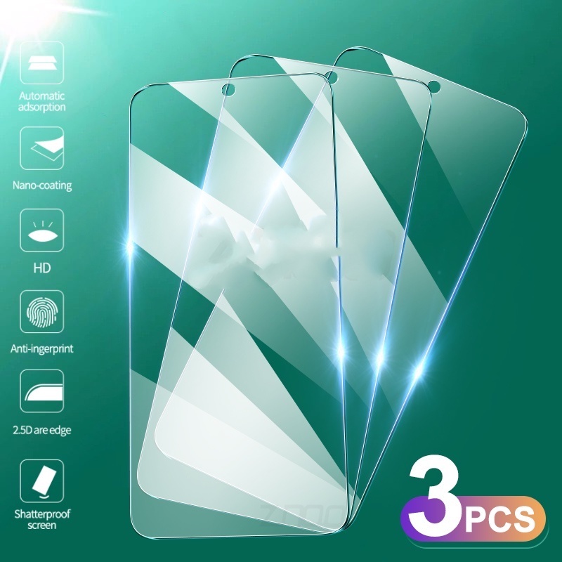 3 PCS 鋼化玻璃適用於 Vivo X50 X60 X70 X23 X27 X27PRO X30 X30PRO X5P