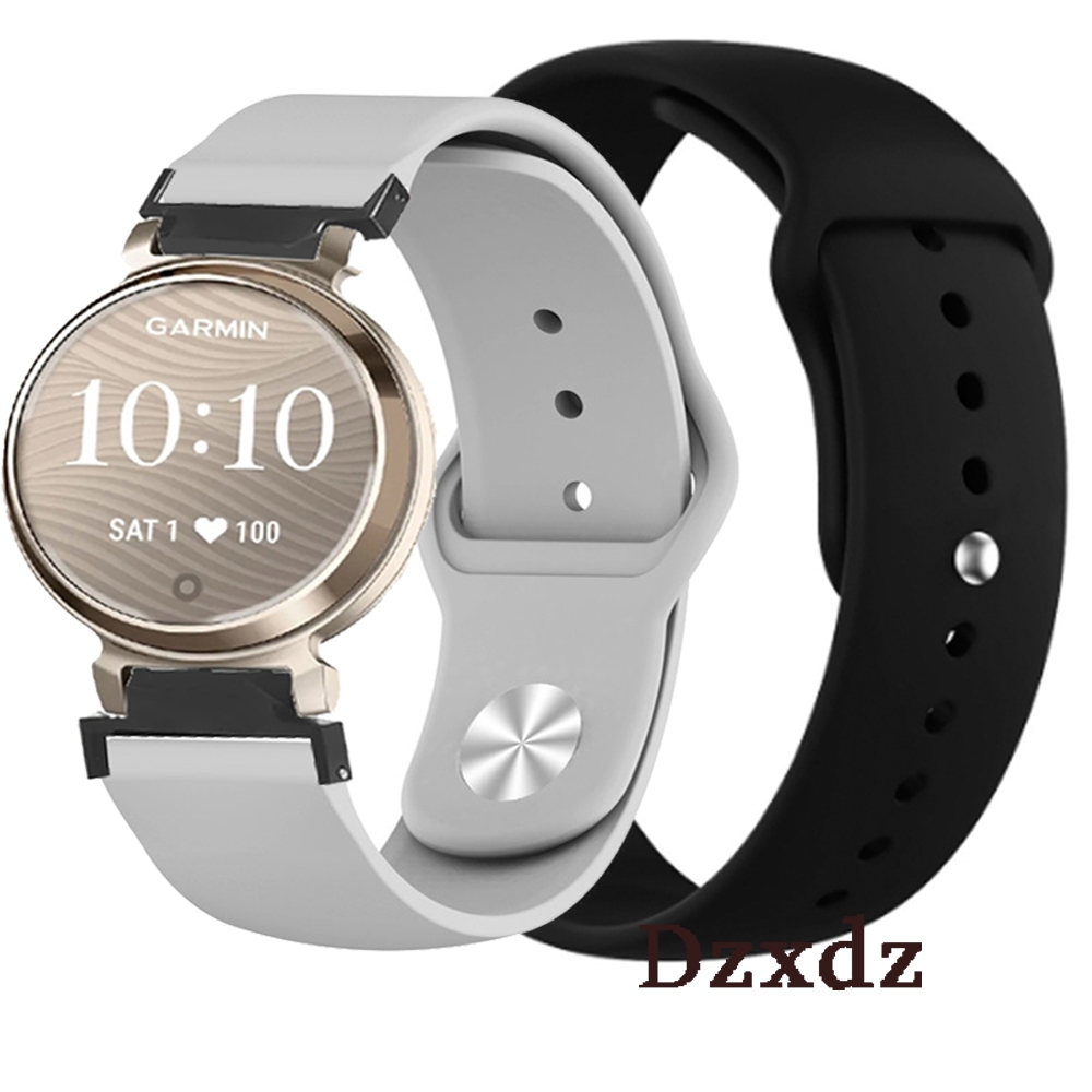 Garmin Lily 2 Lily2 經典智能手錶錶帶智能手錶矽膠軟腕帶手鍊