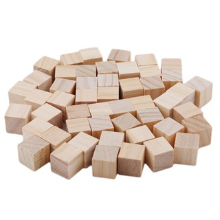 10PCS/Lot 1cm/1.5cm/2cm/3cm/3.5cm 立方體木塊 DIY 手工模型製作材料