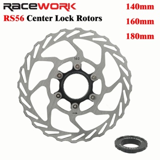 RACEWORK RS6 自行車煞車盤山地公路自行車煞車碟140/160/180毫米鏤空冷卻煞車碟盤帶鎖環自行車配件