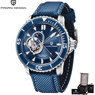 Pagani Design 原装男士機械手錶自動腕錶日本NH39A 不銹鋼手錶奢華藍寶石防水機械錶手錶男生PD-1674