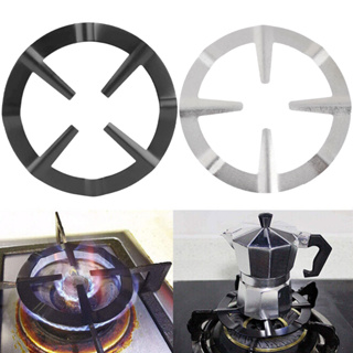 鐵製燃氣灶灶盤咖啡摩卡壺架廚房灶具環架便攜式爐具野營支架咖啡機摩卡壺架