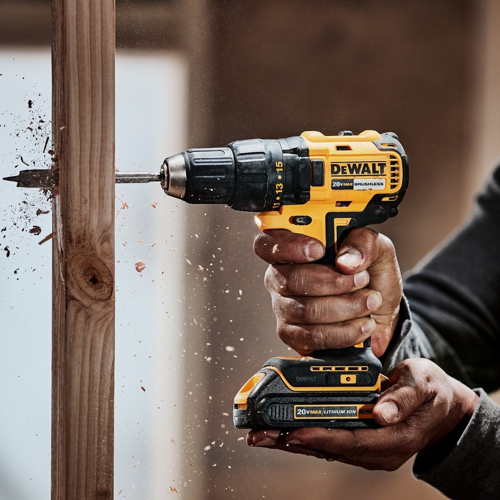 2024原厂兼容Dewalt DCD7771D2-B1 13mm（3/8“）20V無刷無繩鑽頭驅動器原廠兼容電池機器