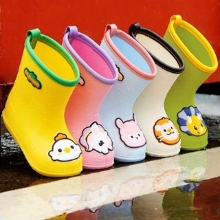 超級可愛童雨鞋 兒童雨衣大童兒童雨靴雨衣寶寶雨衣雨鞋套裝