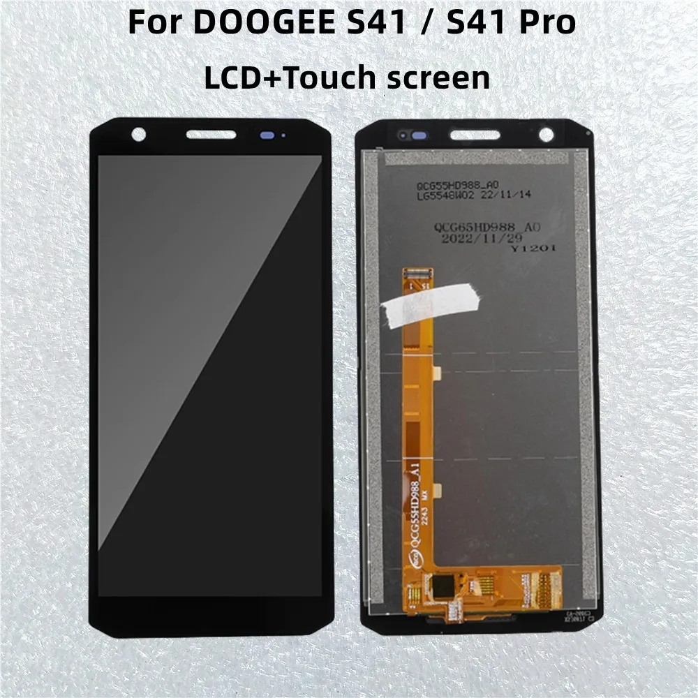 5.5" 原裝 DOOGEE S41 LCD 顯示屏 + DOOGEE S41 Pro LCD 顯示屏觸摸屏數字化儀