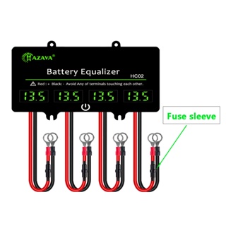 Mazava HC02 電池均衡器適用於 12/24/36/48V 電池電壓平衡器 4S 主動鉛酸觸摸開關電池控制器