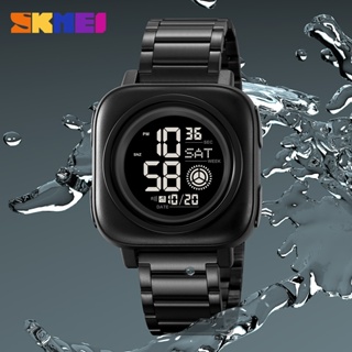 Skmei 2131 男士時尚手錶雙時間計時鬧鐘倒數計時器 50M 防水