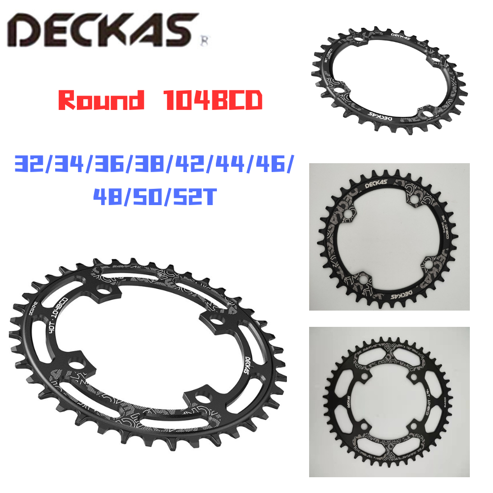 Deckas 圓形 104BCD 32-52T Getande 山地自行車 Wiel MTB 自行車 8-12 速曲柄組