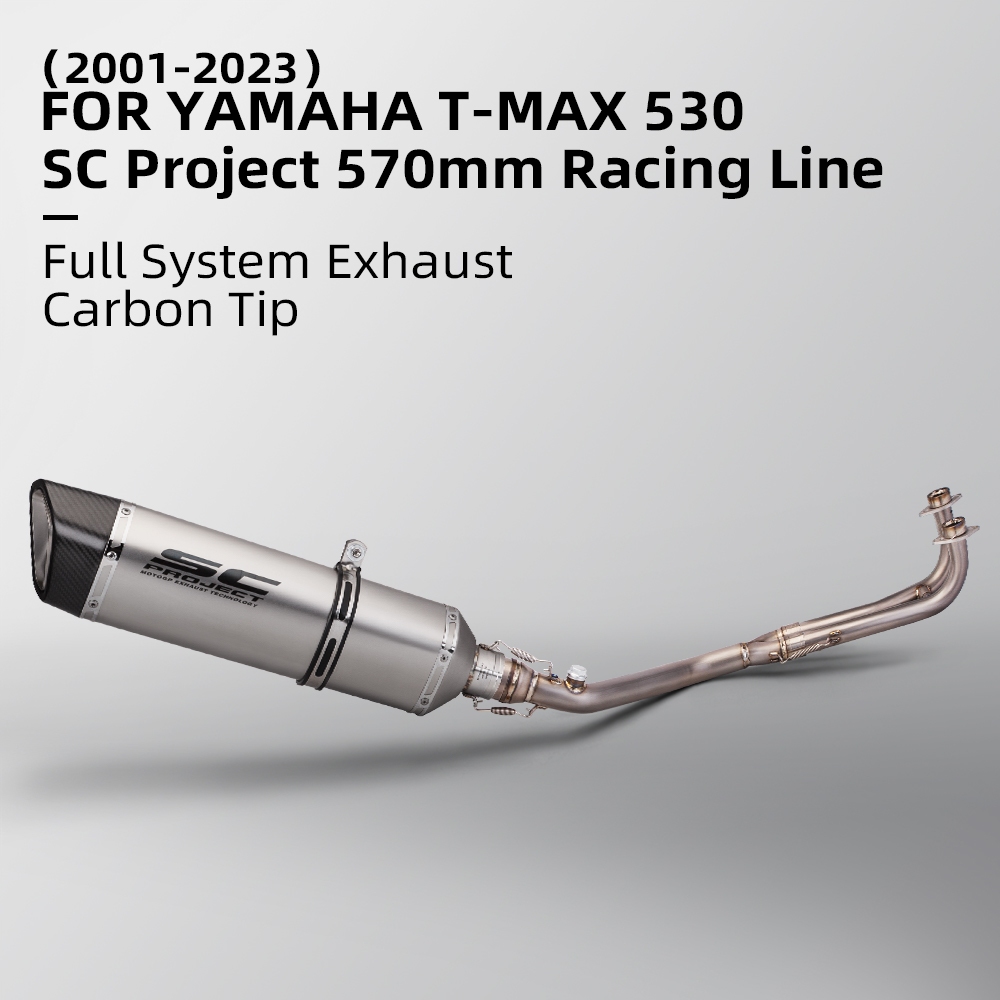 機車SC PROJECT 用於 tmax500/530 全排氣消聲器系統 2008-2016