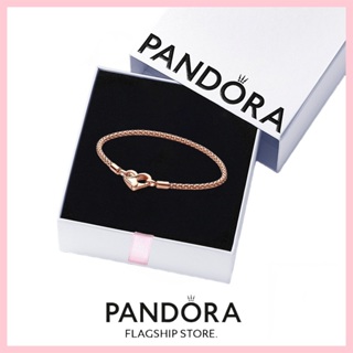[免稅] Pandora 珠寶 100% 正品 S925 純銀手鍊帶盒承諾 582731C00 Pandora Mome