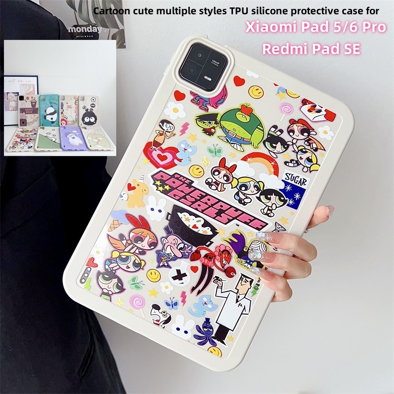 XIAOMI MI 適用於小米 Mi Pad 5 6 Pro Redmi Mi Pad SE 11 英寸卡通可愛多種款式