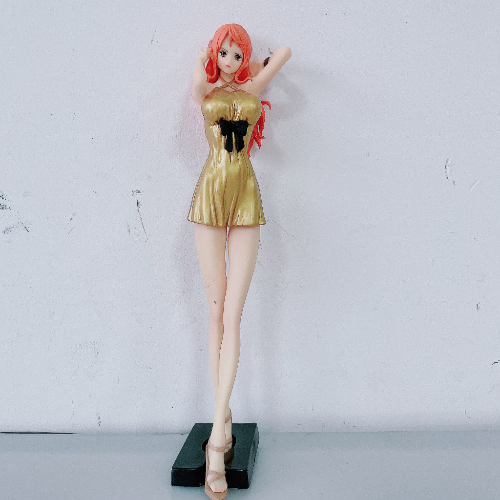22 厘米一件動漫人物獵人風扇娜美可動人偶 Pvc 雕像模型裝飾收藏娃娃玩具聖誕禮物