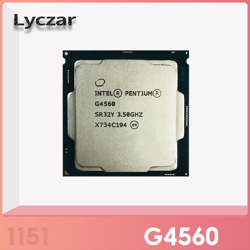 英特爾 Intel Pentium G4560處理器 LGA 1151 3.5GHz 3M緩存雙核54W Lyczar台