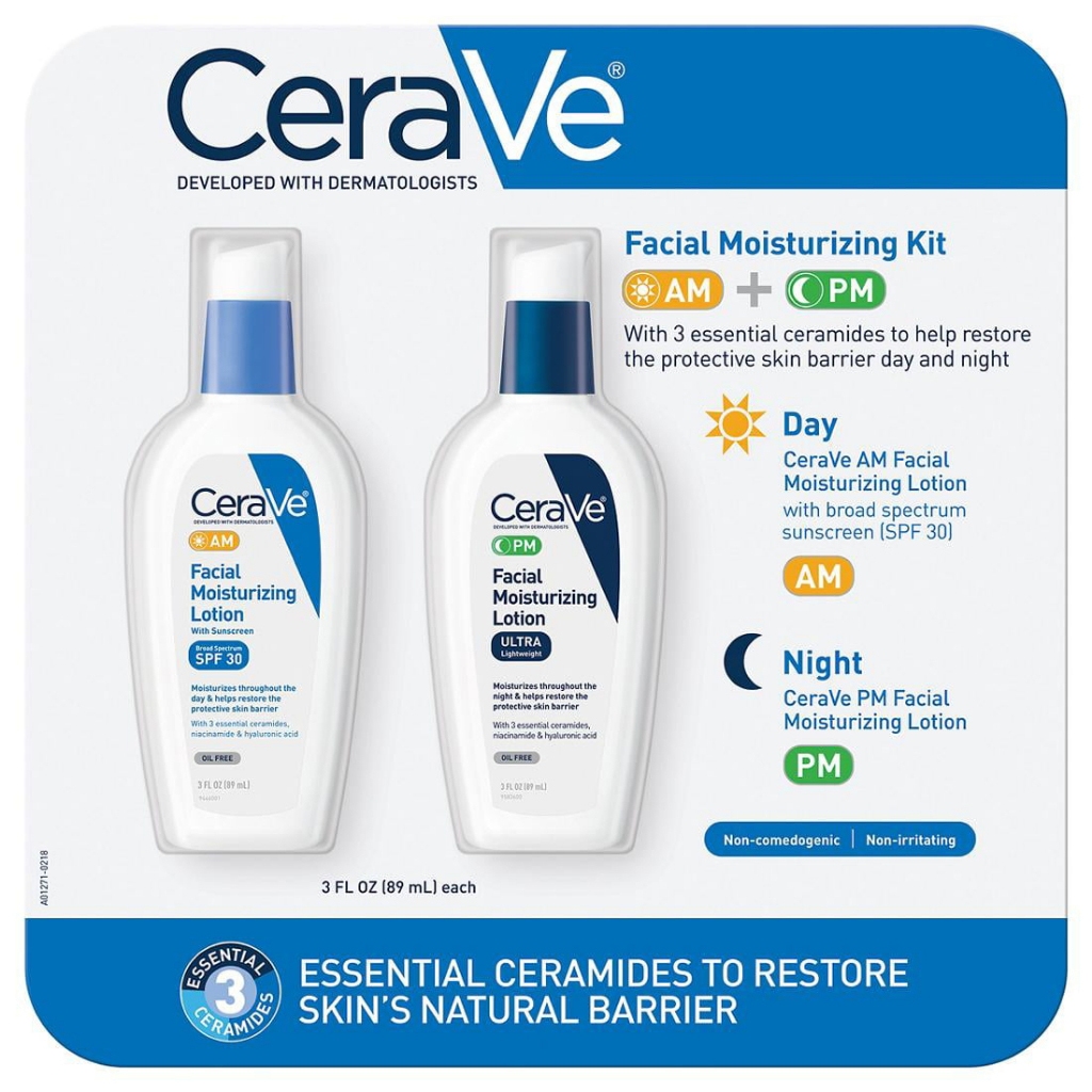 CeraVe 適樂膚AM/ PM 臉部日夜間保濕乳液 89ml 玻尿酸   日霜 夜霜 舒樂膚 修復霜