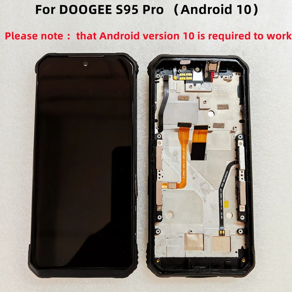 6.3 英寸原裝 Doogee S95 Pro LCD 顯示屏和触摸屏數字化儀組件,適用於 Doogee S95Pro