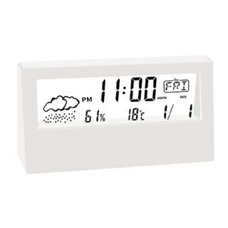 溫濕度計時鐘創意天氣顯示電子鬧鐘桌面餐桌裝飾客廳臥室