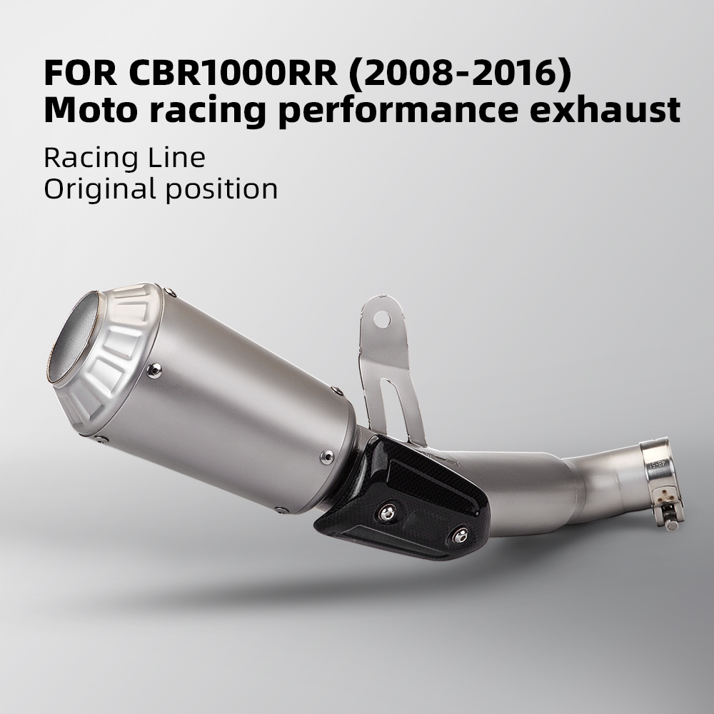 HONDA Akrapovic 賽車排氣消聲器滑入式線適用於本田 cbr1000rr 2008-2016