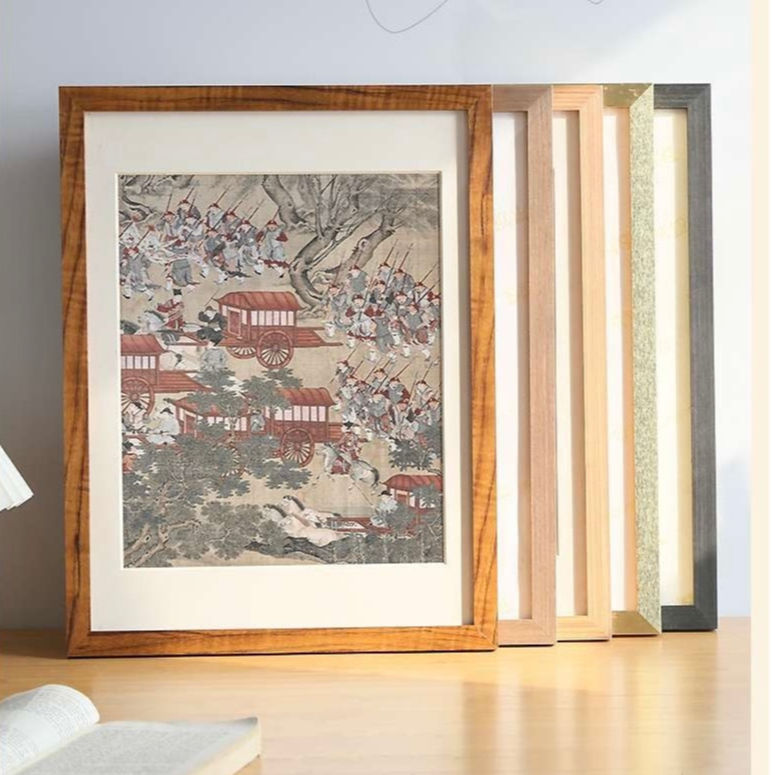 【可客製化尺吋】A2 A3 A4 Ins實木超薄相框大號拼圖框牆飾配件【不含白色墊片】