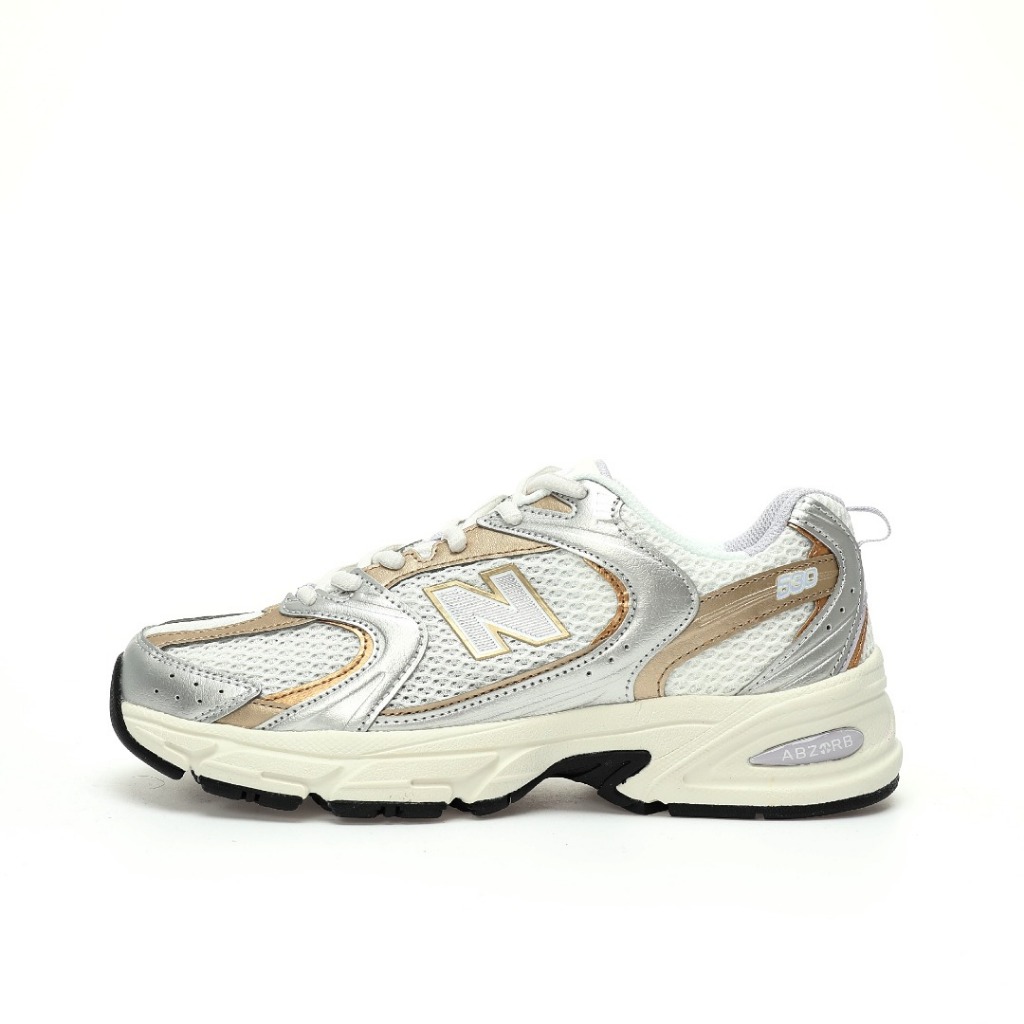 紐巴倫 Nn雲東new Balance MR530系列男女低幫復古爸爸風休閒運動跑鞋“米色銀玫瑰金淺粉色”MR530ZG