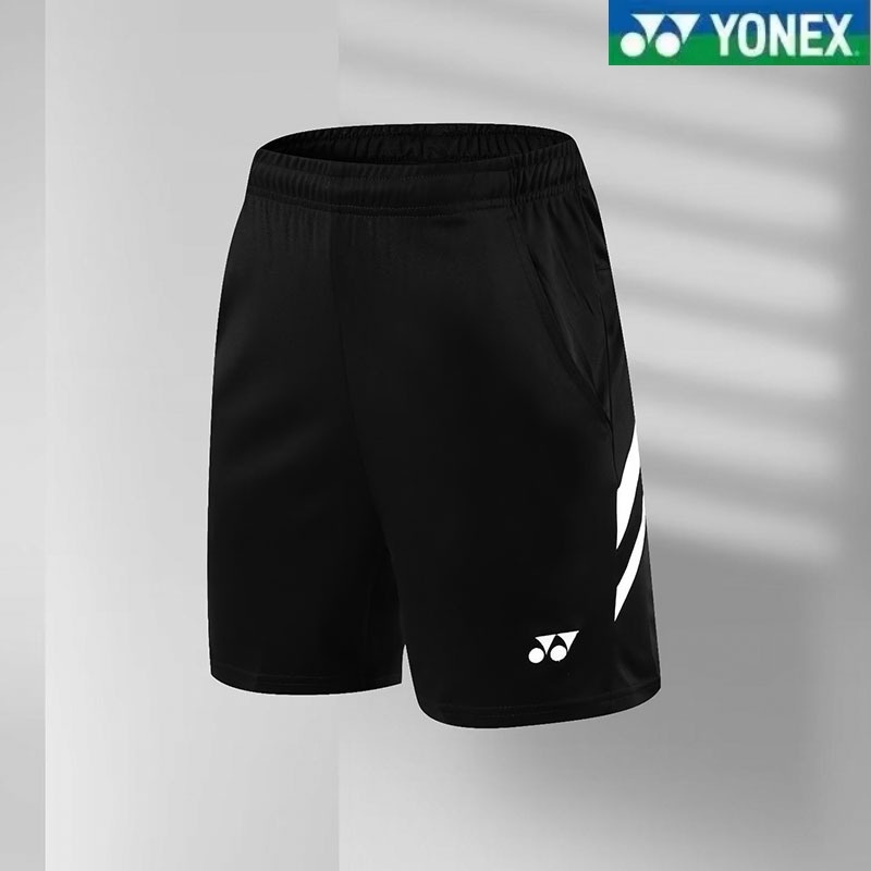 Yonex 2024夏季新款網球短褲寬鬆舒適男女情侶裝速乾透氣日常跑步健身運動短褲