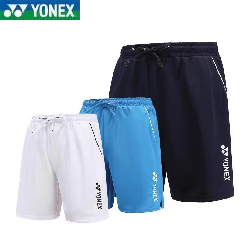 Yonex 2024新款休閒寬鬆網球短褲速乾舒適學生抽繩羽毛球排球運動短褲